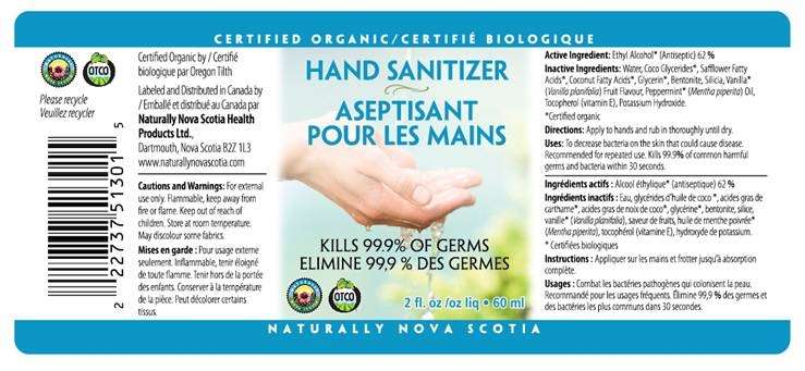 Naturally Nova Scotia Hand Sanitizer